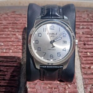 COPY - Tissot PR 100 Silver Face Full Numbered Dial